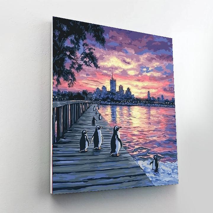St Kilda Penguins - Melbourne DIY Paint By Numbers