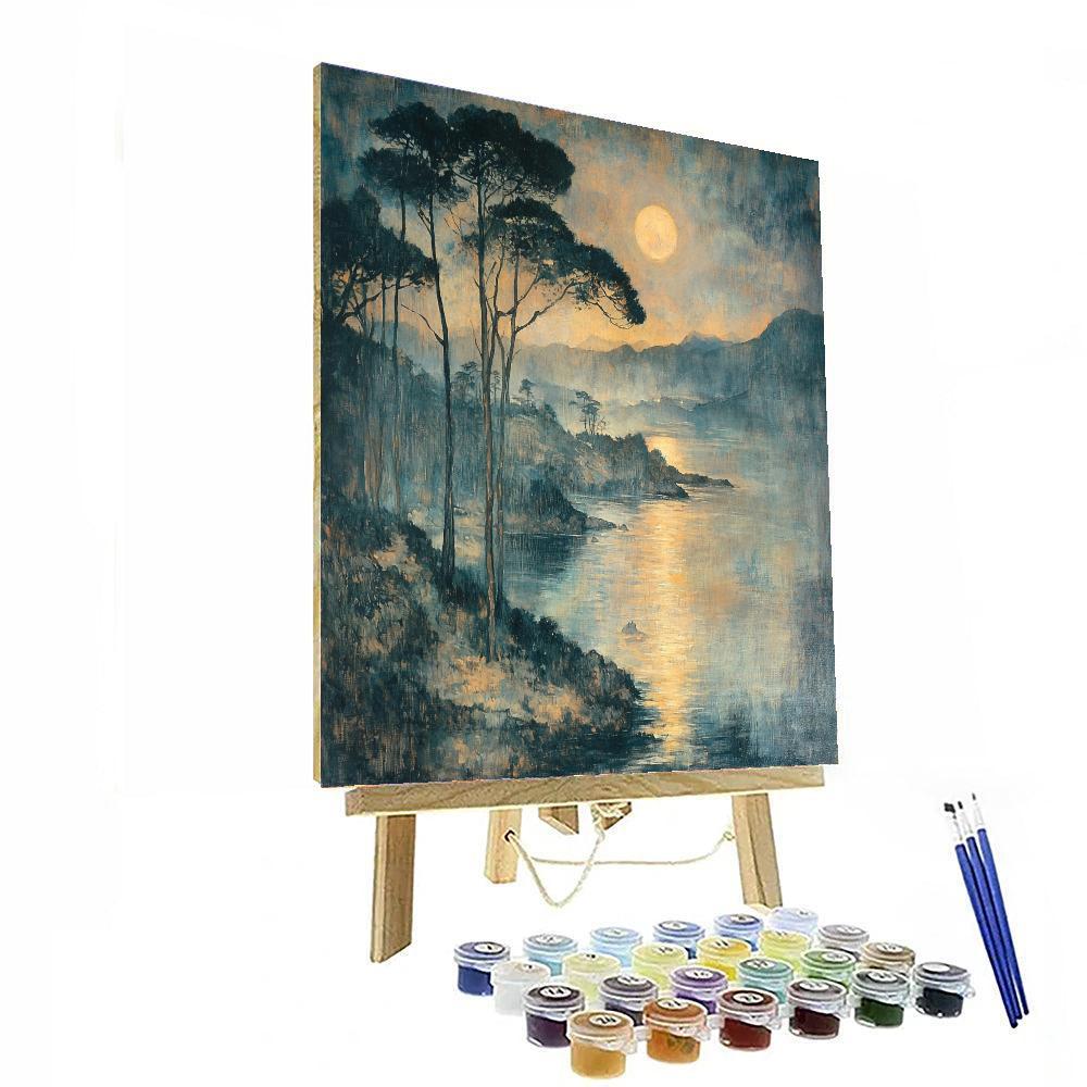 James McNeill Whistler Inspired Enigmatic Night  Paint By Numbers Kits