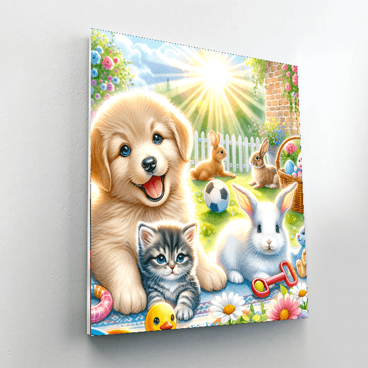 Furry Friends Club Paint By Color