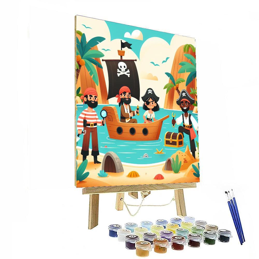 Enchanted Pirate Lagoon Paint By Numbers Kits