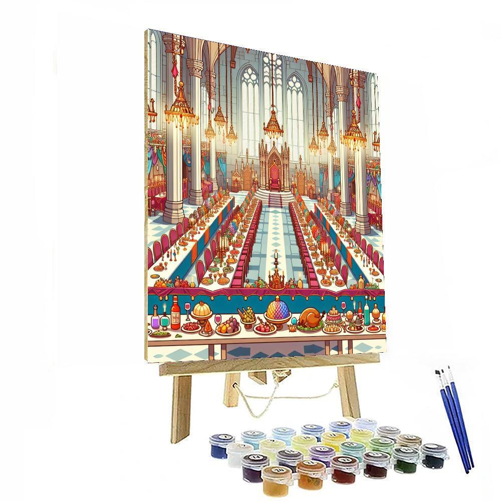 Royal Castle Banquet Paint By Number