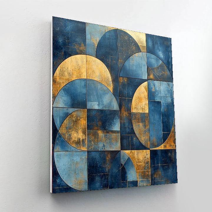 Michelangelo Inspired Sacred Geometry  Painting Number Kit