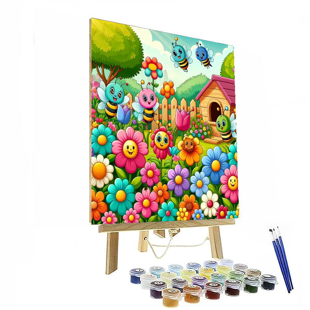 Fantastic Flower Garden Paint By Numbers Kits