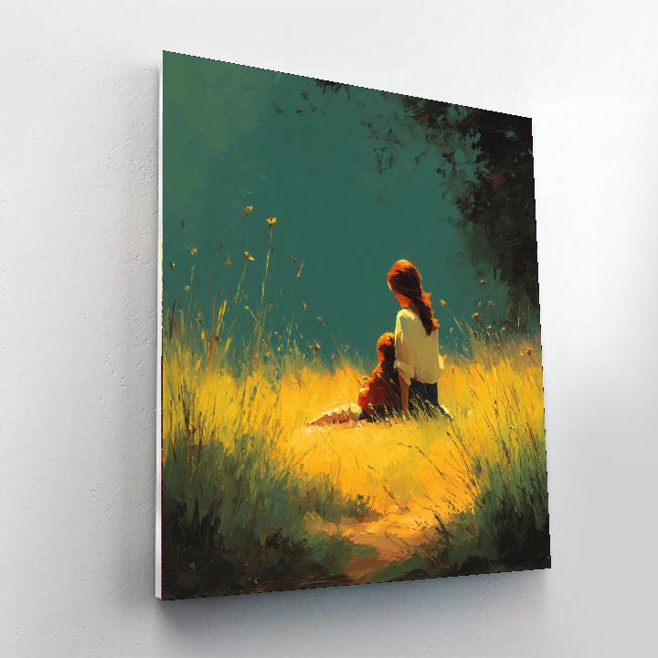 Whispering Winds Of Love Number Painting