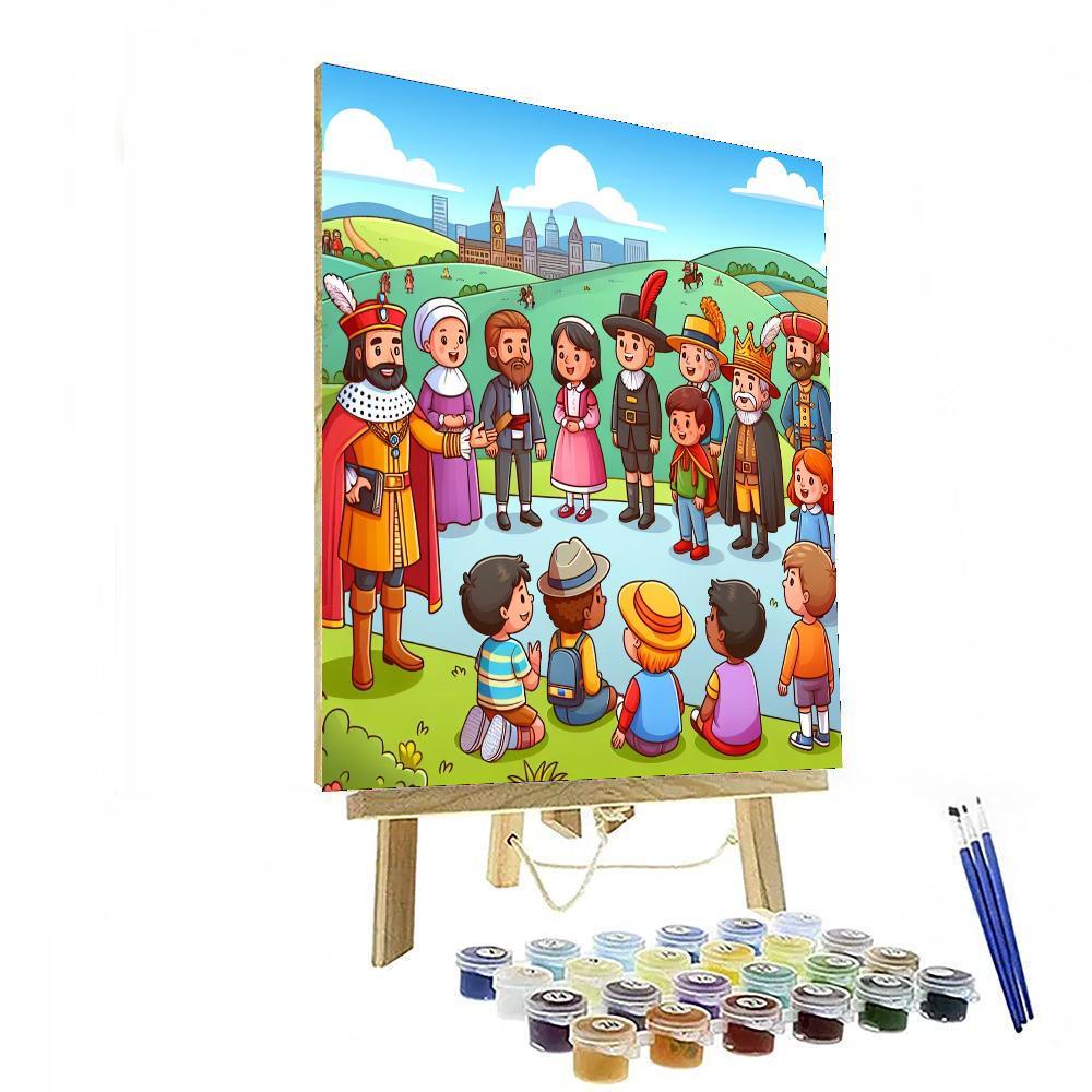 Historical Adventures Painting By Numbers Kit