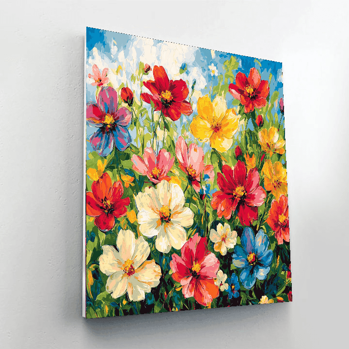 Claude Monet Inspired Whimsical Garden Of Colors Paint By Numbers Kits
