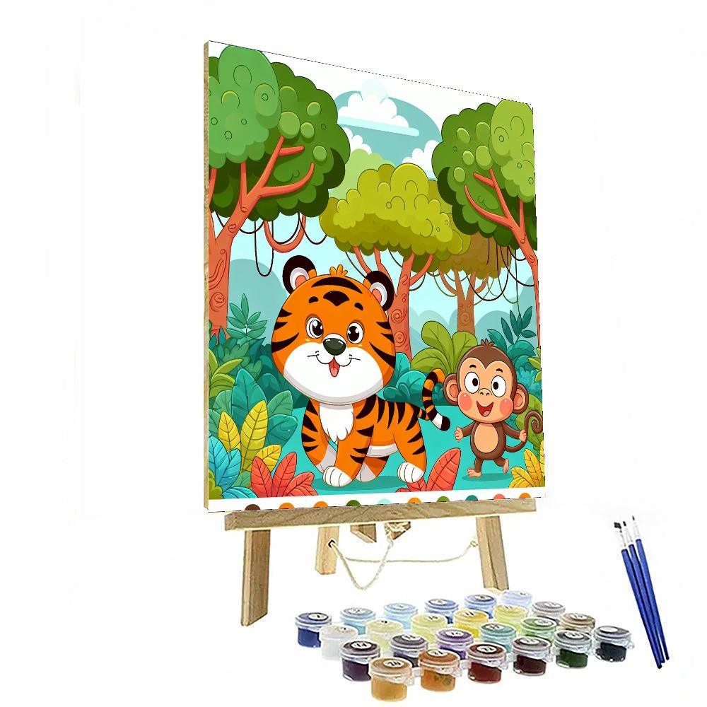 Jungle Exploration Expedition Paint By Numbers Kits