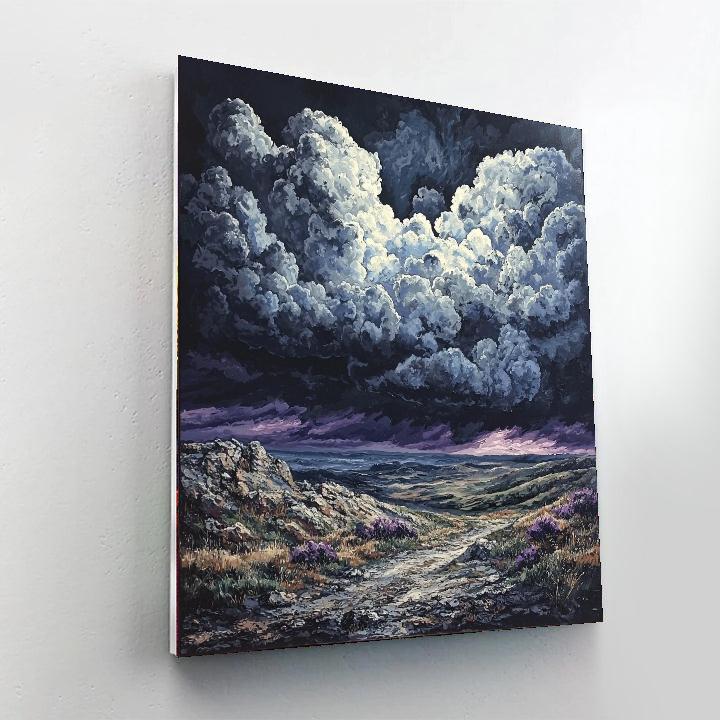 Alfred Hitchcock Inspired Cinematic Landscape  Paint By Numbers