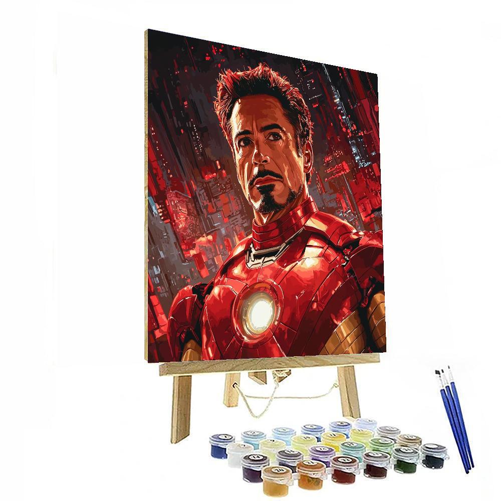 Robert Downey Jr.: The Iron Man Of Resilience And Brilliance Paint By Color