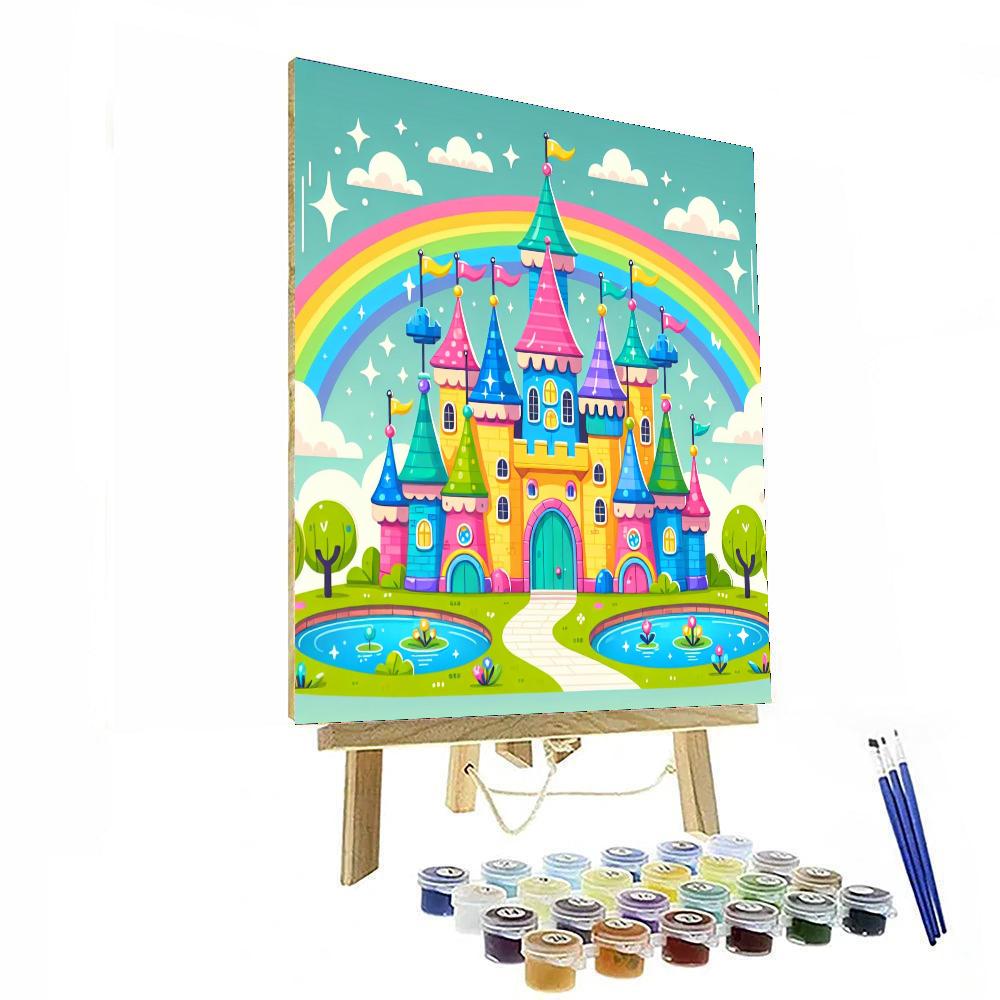 Charming Fairy Castle Numbered Painting Kits