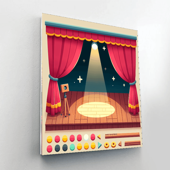 Theatre Of Dreams Paint By Color