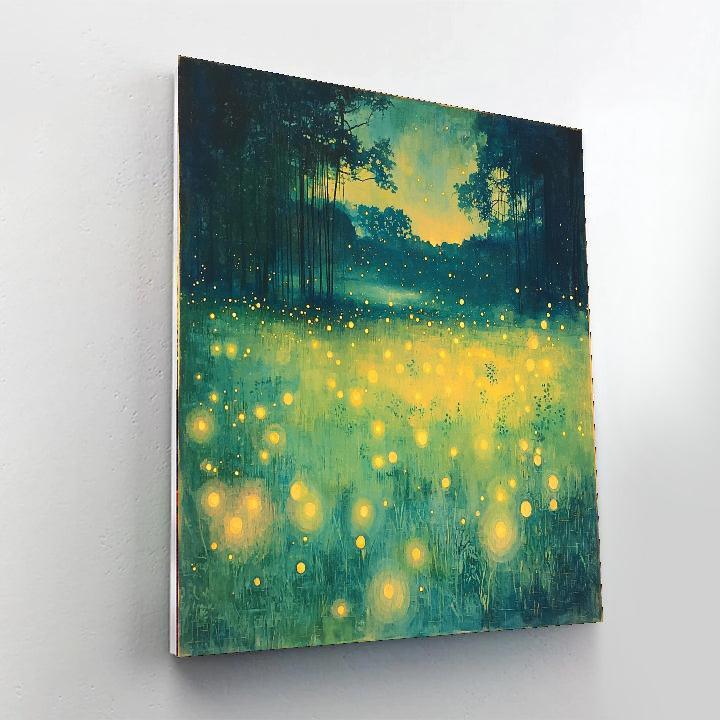 Georges Seurat Inspired Chasing Fireflies  Paint By Numbers Art