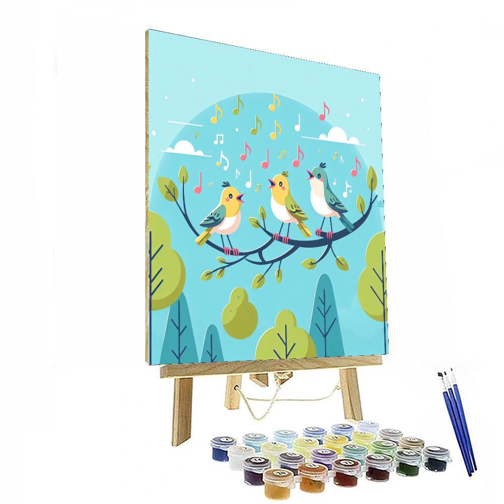 Singing Skylark Soiree Numbered Painting Kits