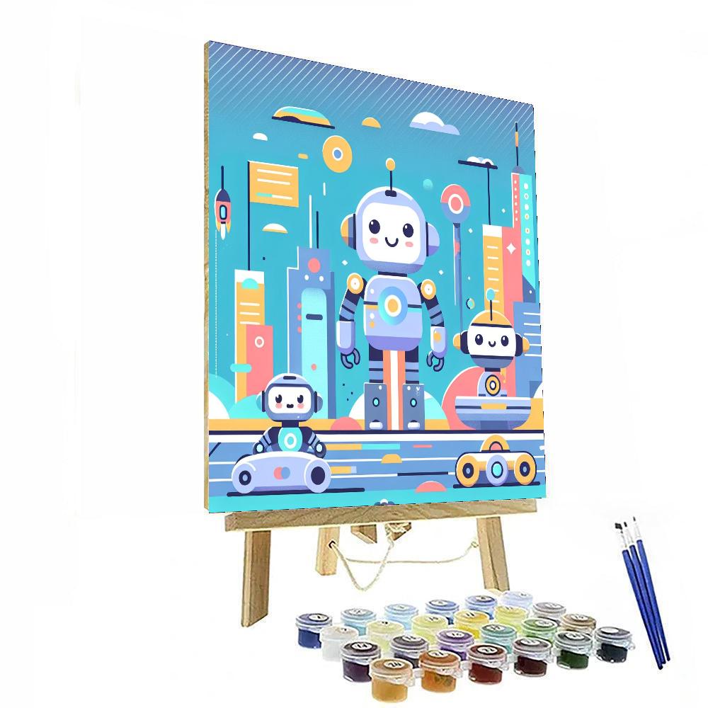 Robo Rally Paint By Numbers Art