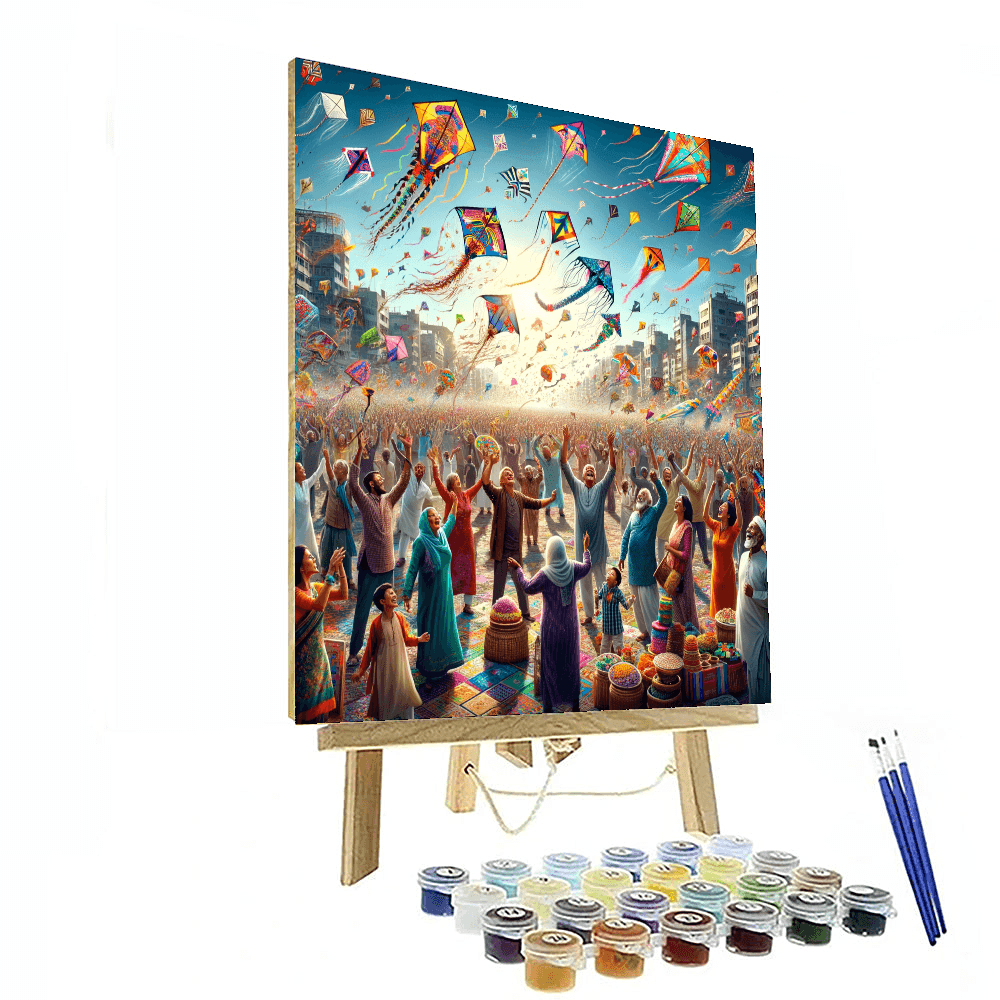 Kite Festival DIY Paint By Numbers