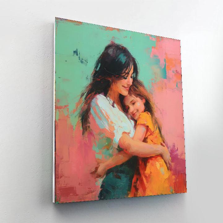 A Soft Hug From Mom Paint By Numbers Art