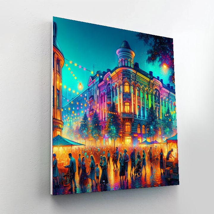 Helsinki Night Of The Arts Paint By Number