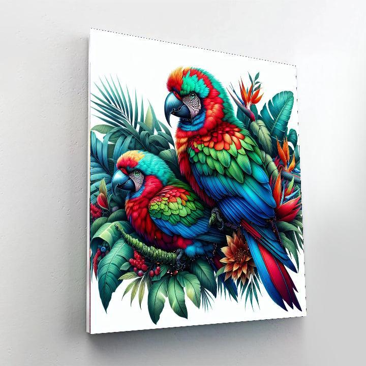 Birds Of Paradise Paint By Numbers