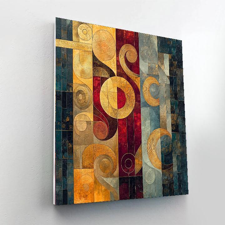 Gustav Klimt Inspired Ethereal Harmony  Paint By Numbers Kits