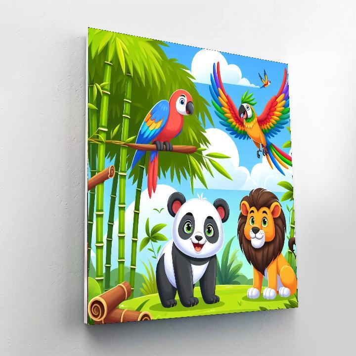 Adventurous Animals Paint By Numbers Kits
