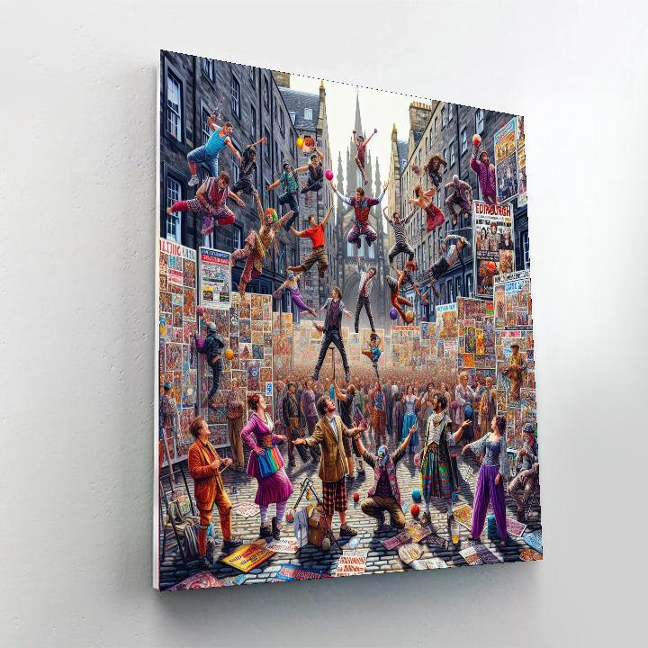 The Edinburgh Fringe Festival - Scotland Paint By Numbers