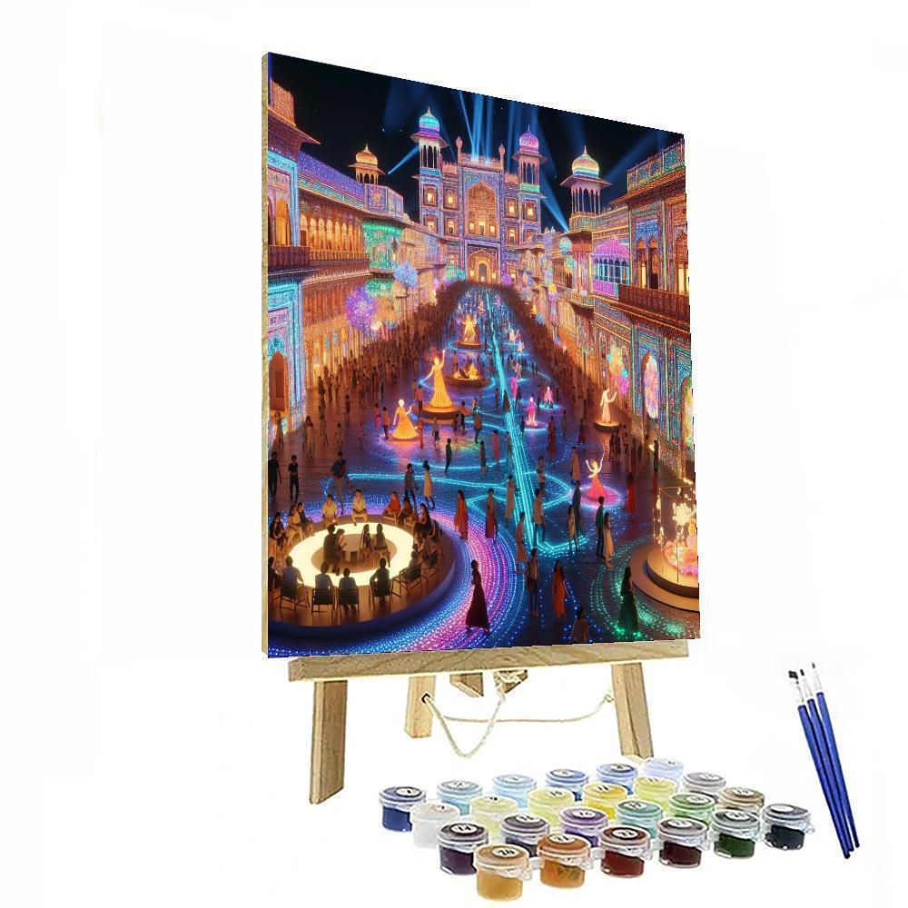 Luminaria - San Antonio, Usa Paint By Numbers Art