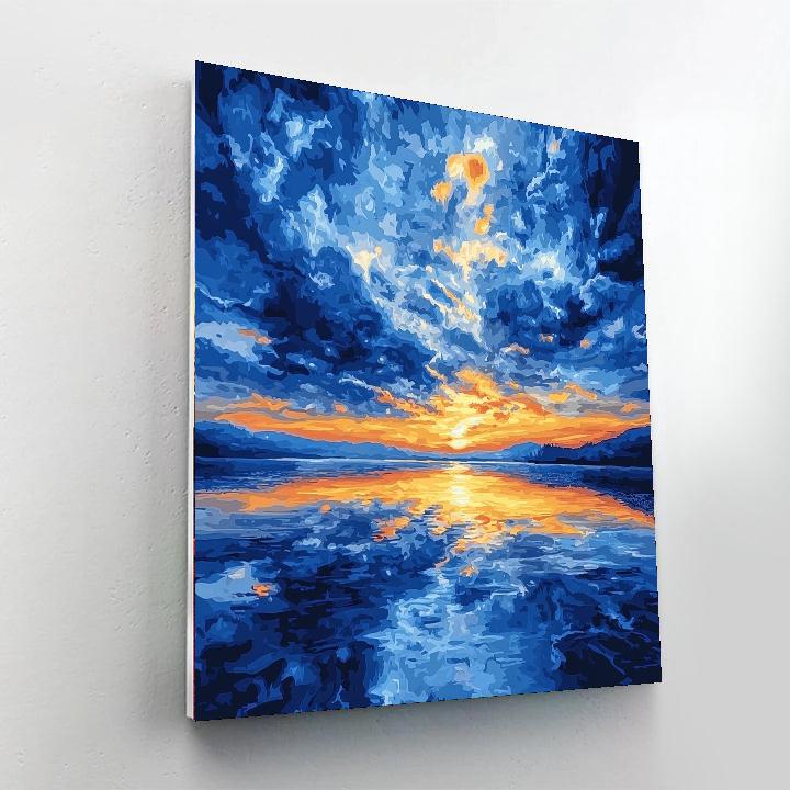 Caravaggio Inspired Ethereal Twilight  DIY Paint By Numbers