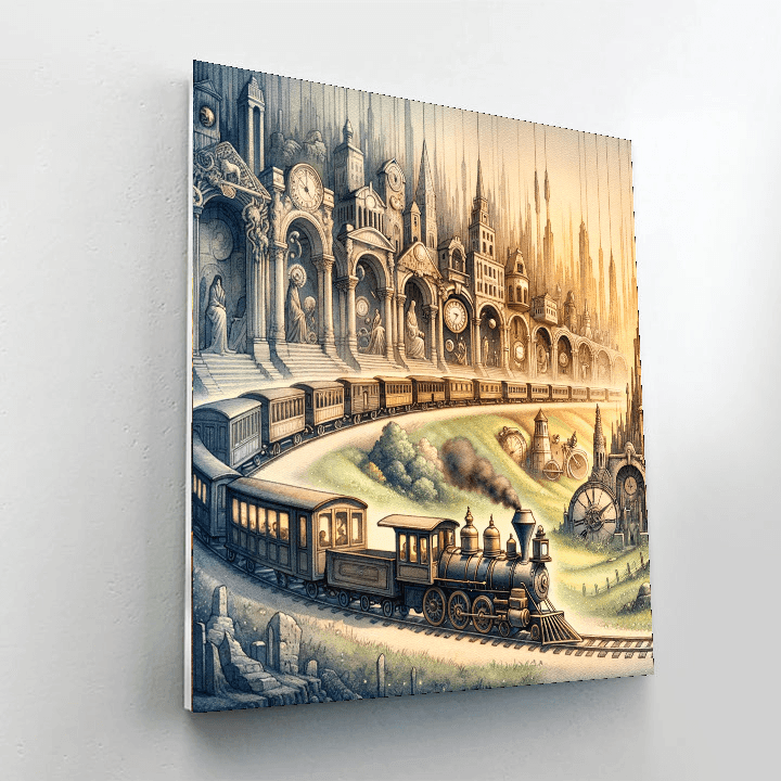 Time Travel Express Paint By Numbers