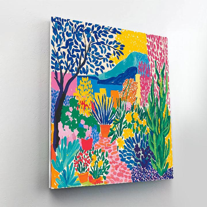 Henri Matisse Inspired City Garden  Paint By Number