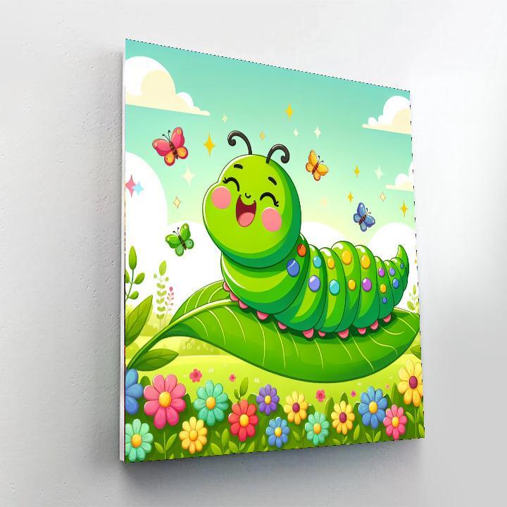 Dancing Caterpillar Paint By Numbers Kits