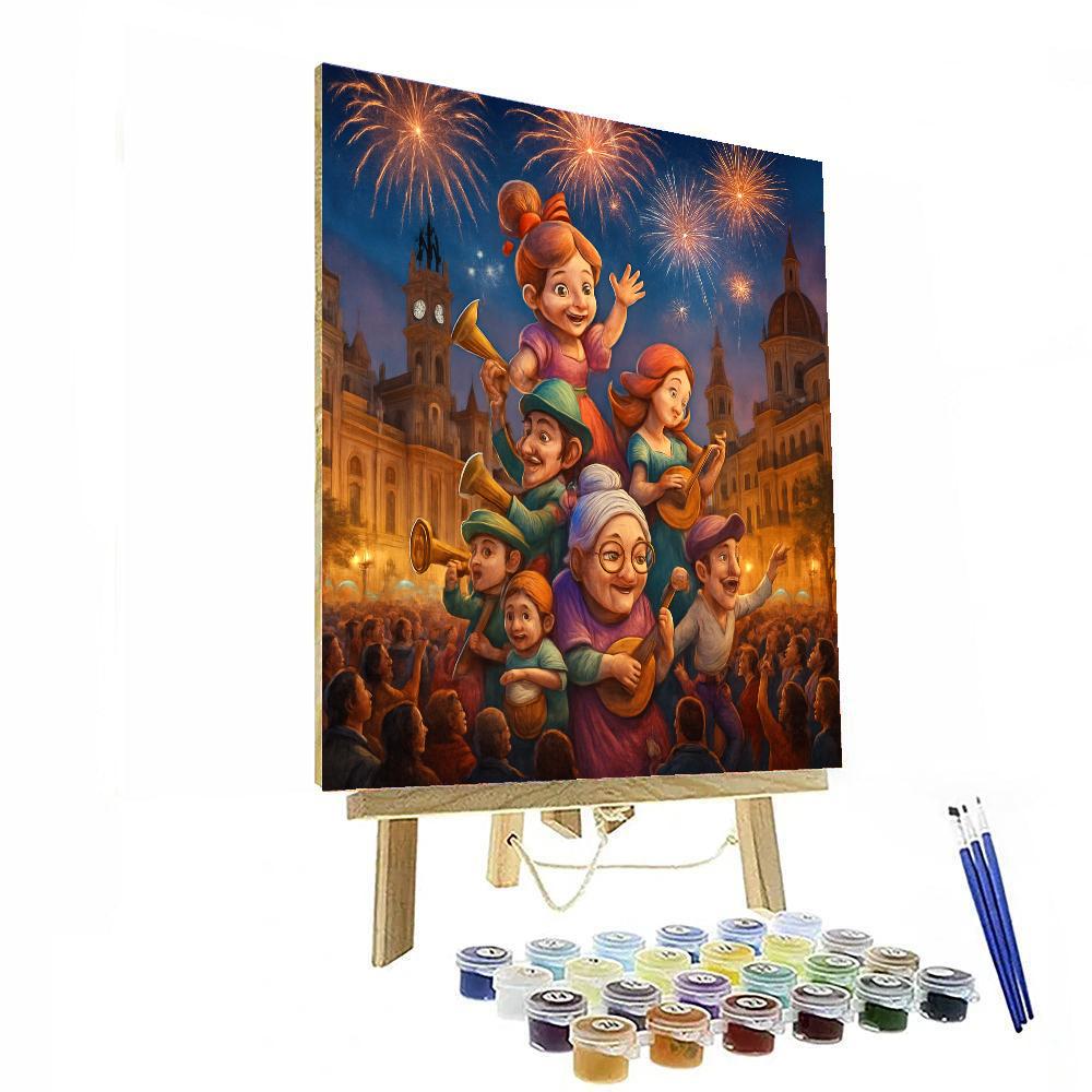 Valencia Las Fallas Festival - Spain Paint By Numbers