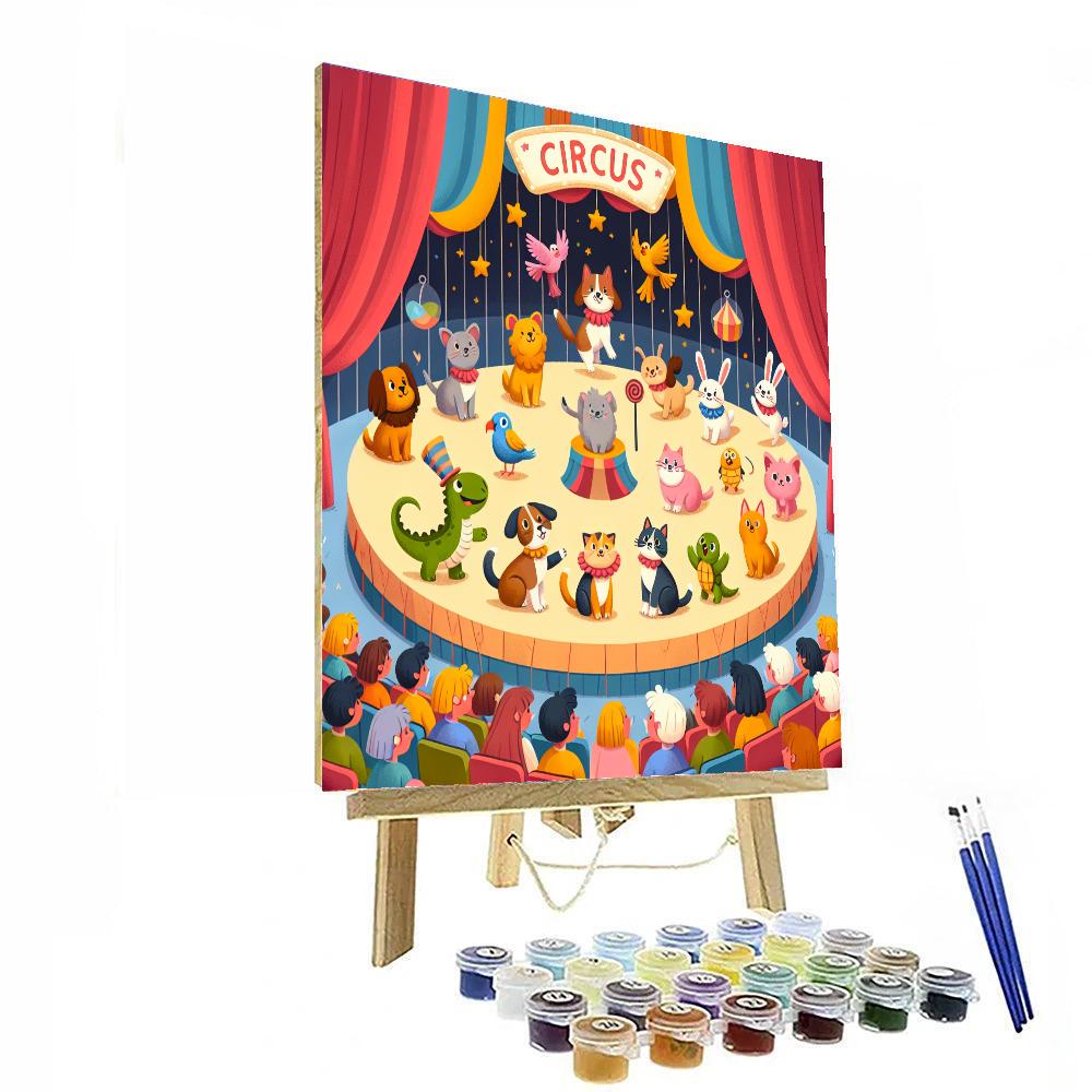 Pet Circus Paint By Numbers Art