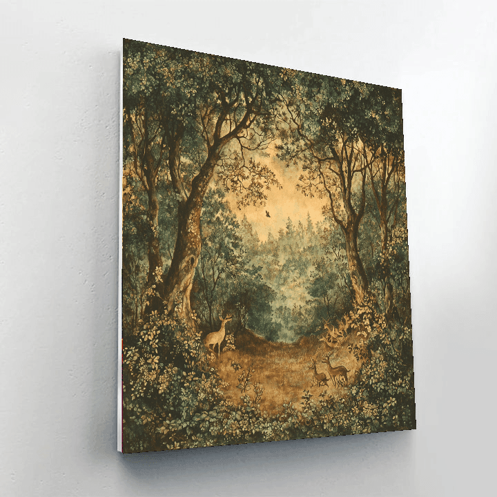 Arthur Rackham Inspired Mythical Forest Whispers  Paint By Number