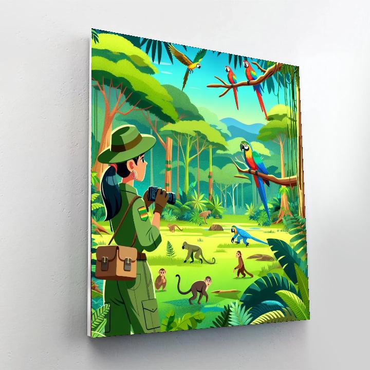 Rainforest Rangers Number Painting