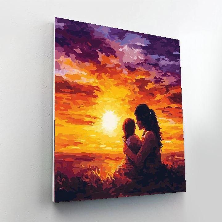 Sunset Snuggles Numbered Painting Kits