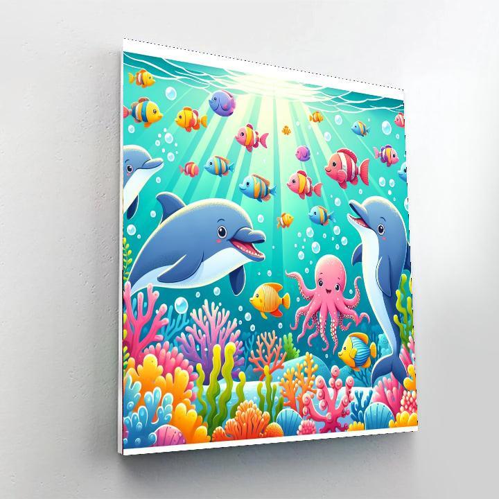 Silly Sea Adventure Numbered Painting Kits