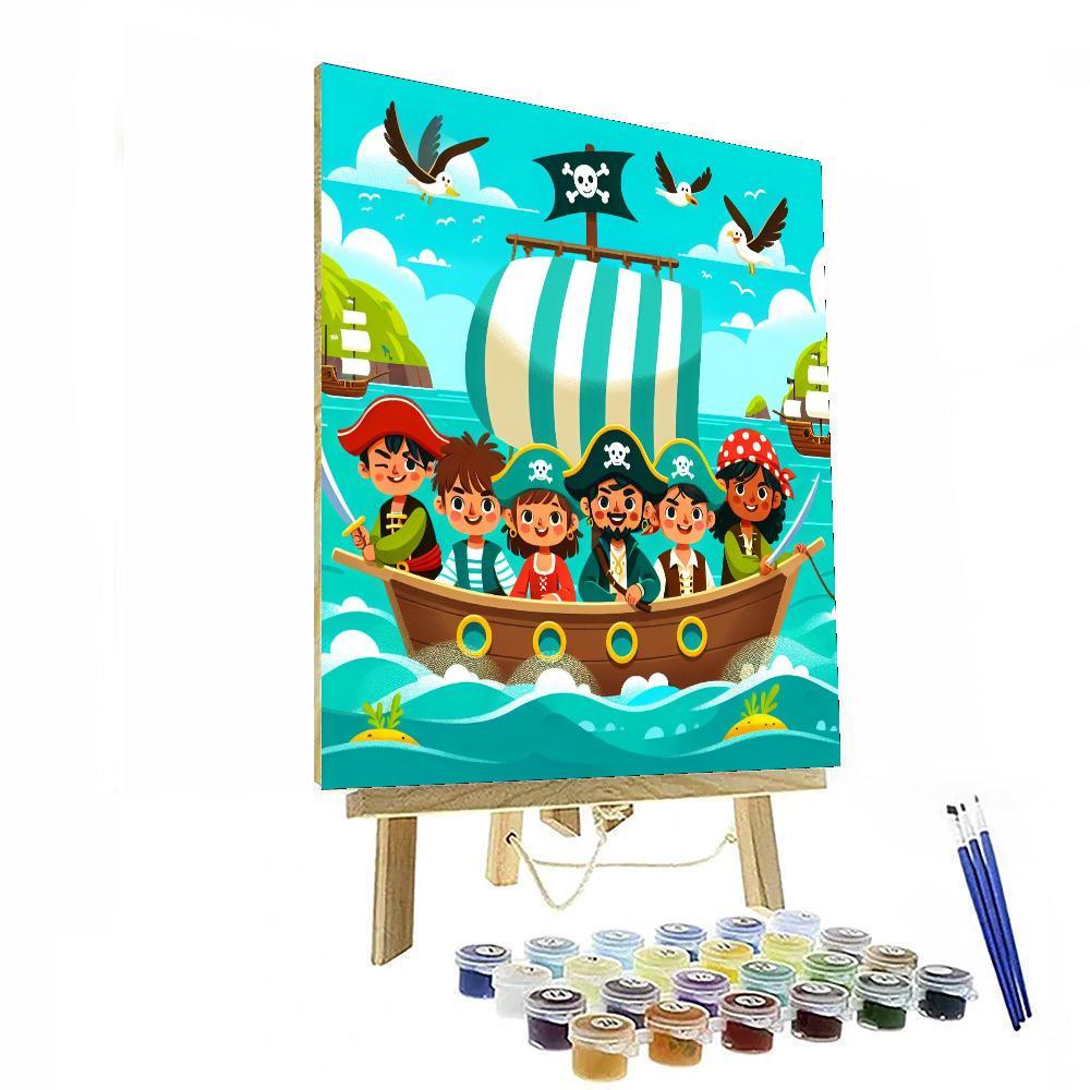 Ocean Adventure Pirates Numbered Painting Kits