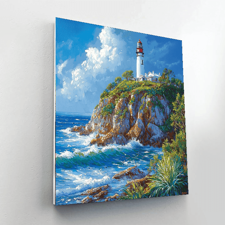 Cape Byron Lighthouse - Australia Numbered Painting Kits