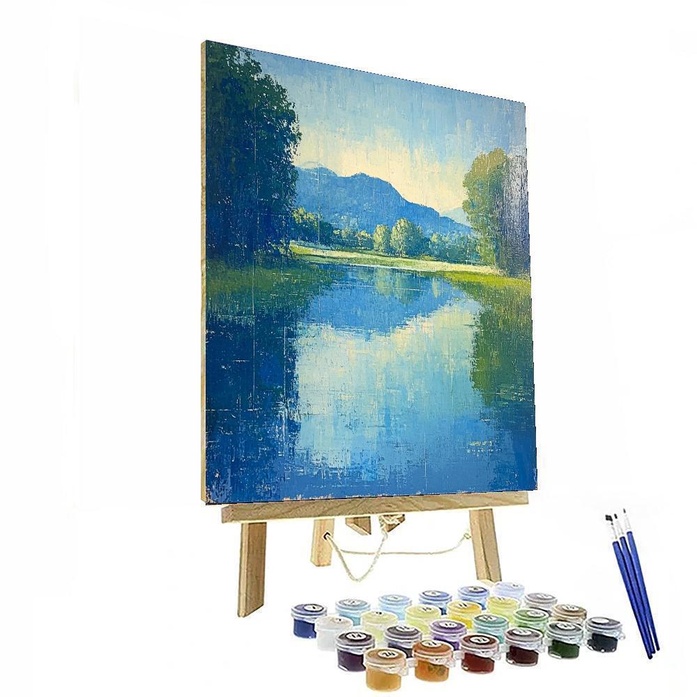 Edgar Degas Inspired Tranquil Horizons  Paint By Number