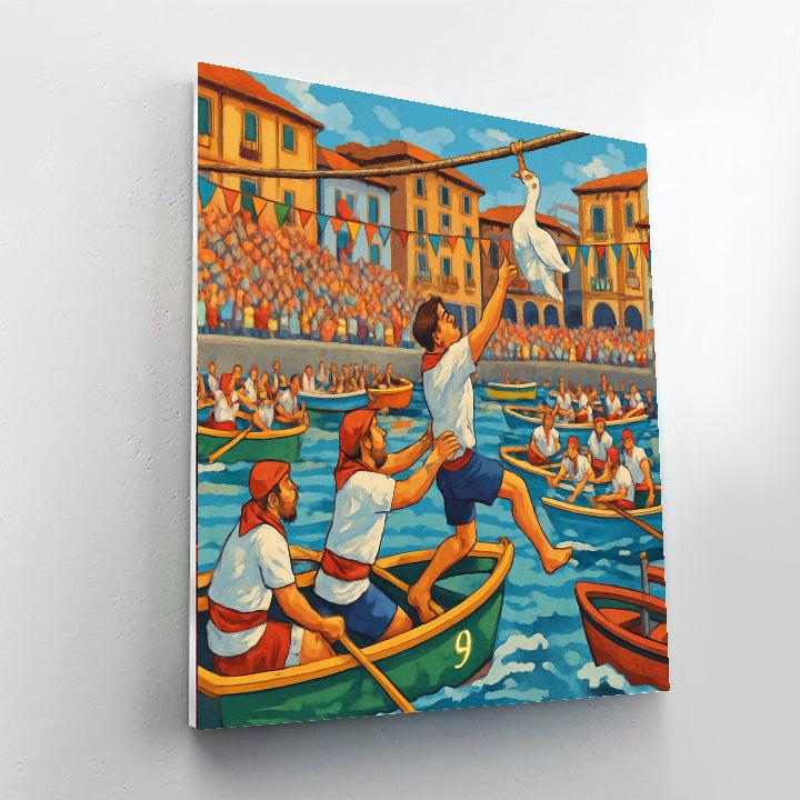 Day Of The Geese - Spain Paint By Numbers Art