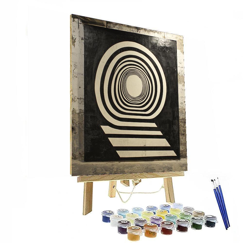 M.C. Escher Inspired Infinite Steps Wall Art  Paint By Number