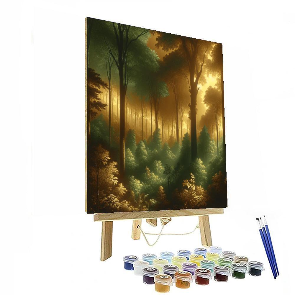 Sublime Forest Canopy Paint By Color