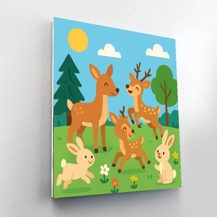 Wonderous Woodland Numbered Painting Kits