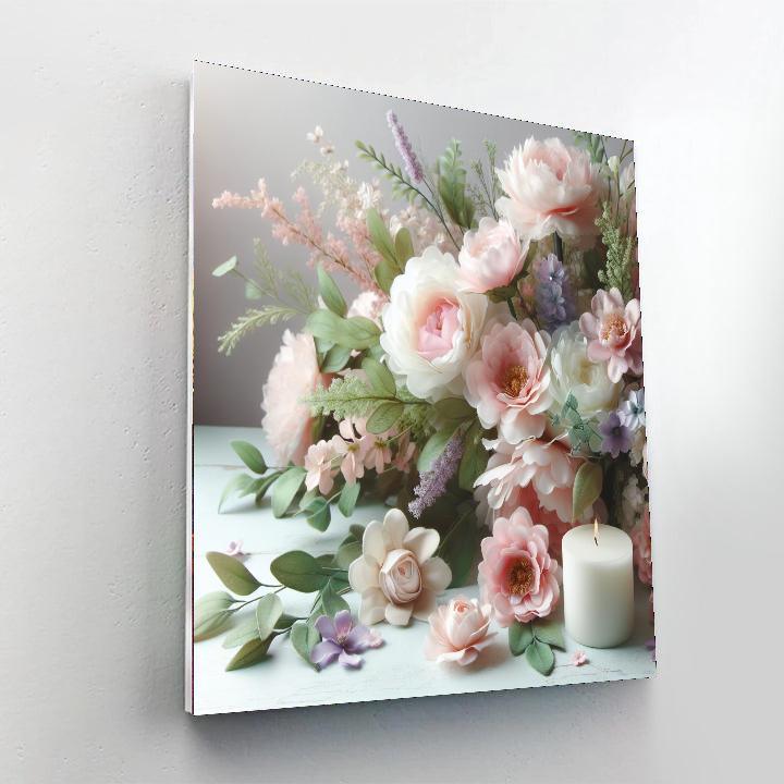 Serene Floral Bliss Paint By Numbers