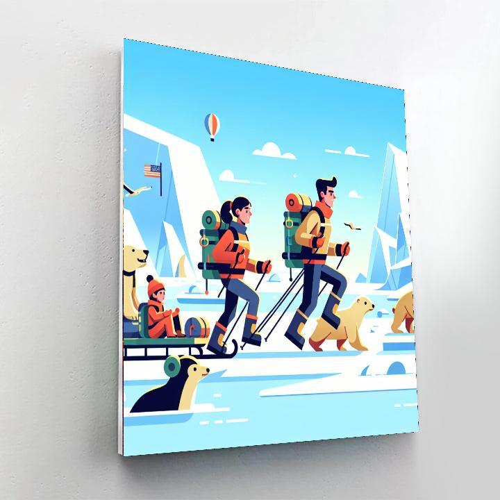 Artic Explorer's Journey Paint By Numbers