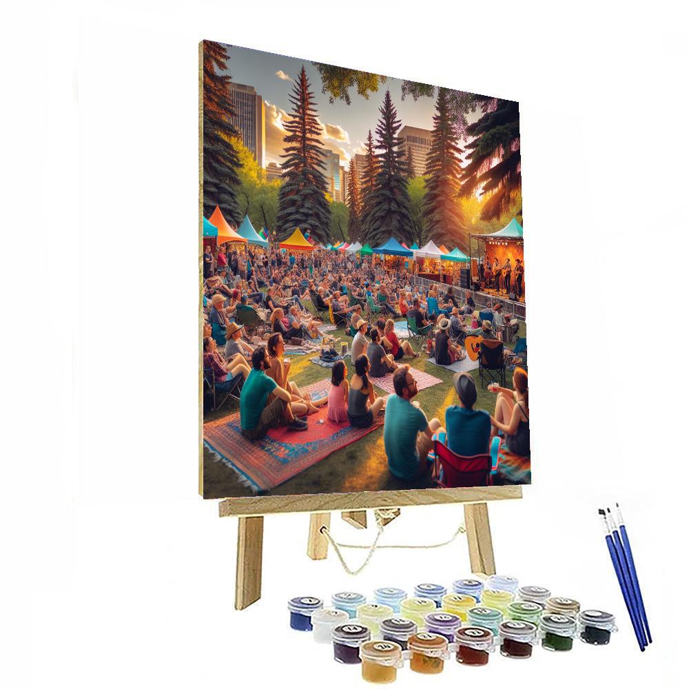 Calgary Folk Music Festival - Calgary, Canada Paint By Numbers Kits