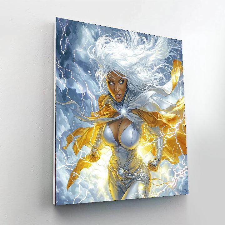 Halle Berry: The Epitome Of Strength As Storm Paint By Numbers Kits