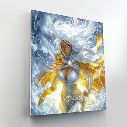 Halle Berry: The Epitome Of Strength As Storm Paint By Numbers Kits