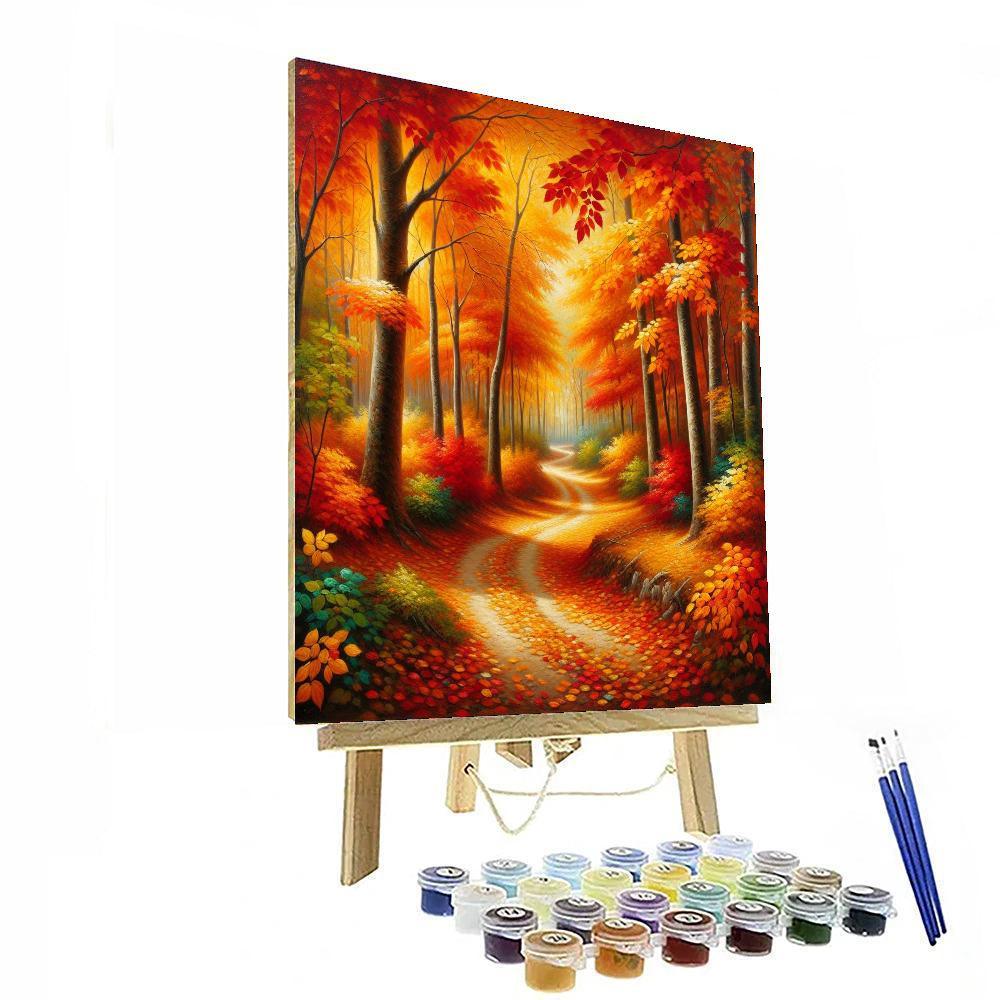 Enchanted Autumn Woods Paint By Number