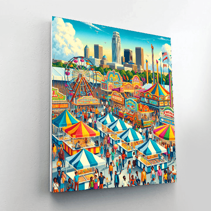 The Tulsa State Fair Paint By Color